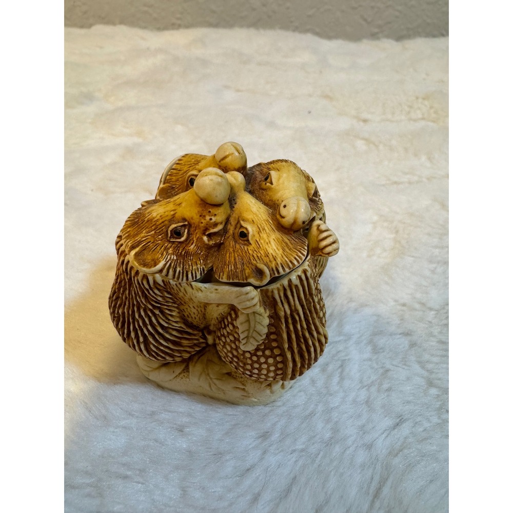 Harmony Kingdom Prickly Heat Hedgehog Trinket Box Small Resin Figurine Lid